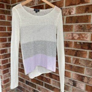 REPEAT Cashmere 100% Cashmere  crochet sweater XS